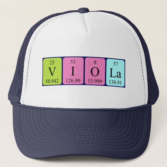 Viola periodic table name hat (Front)