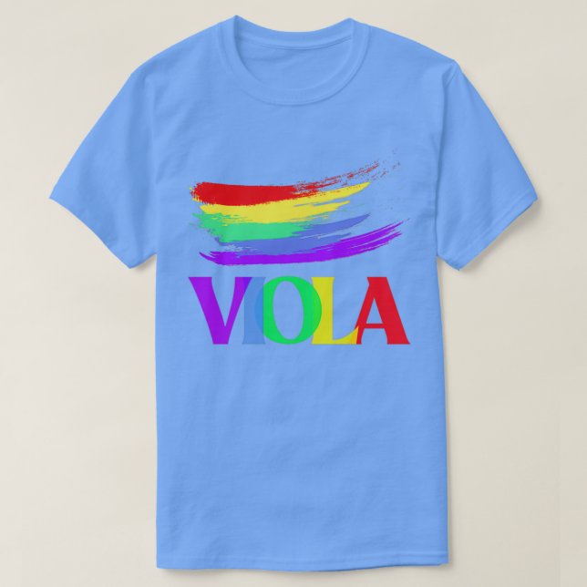 Viola Pride T-Shirt (Design Front)
