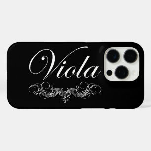 Viola Script T-Shirt iPhone 16 Pro Case