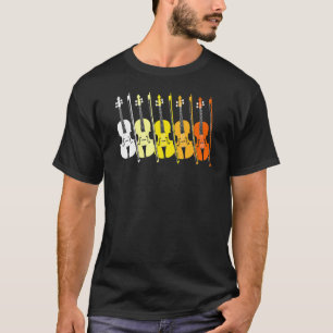 Viola Team  music teacher  musician  sunset colour T-Shirt