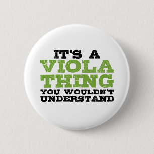 Viola Thing 6 Cm Round Badge