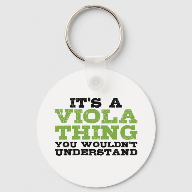 Viola Thing Key Ring (Front)