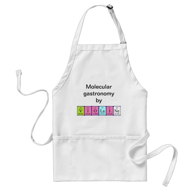 Violaine periodic table name apron (Front)