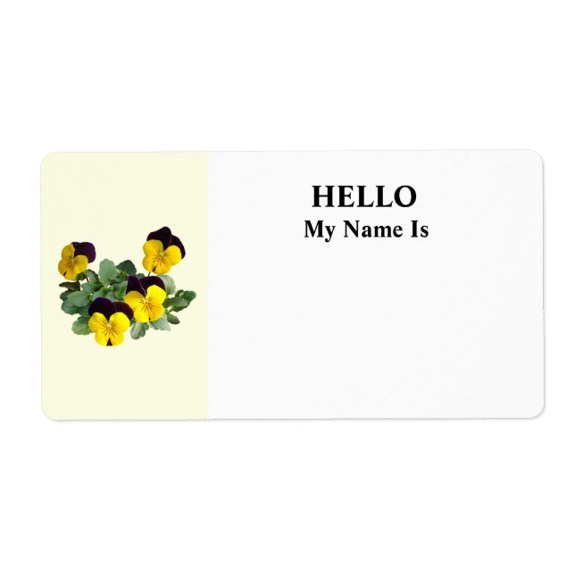 Violas Sorbet Yellow Jump Up (Front)