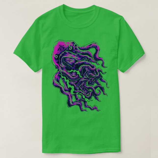 Violent octopus T-Shirt (Design Front)