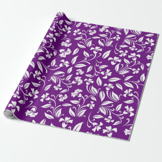 Violet Abstract Pattern Paper