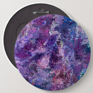 Violet abstraction 6 cm round badge