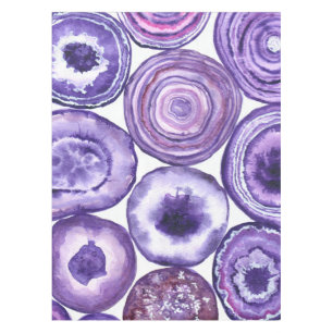 Violet agate pattern tablecloth