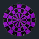 Violet And Black Dartboard<br><div class="desc">Violet And Black Dart Board</div>