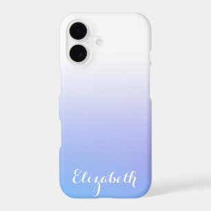 Violet and blue ombre design