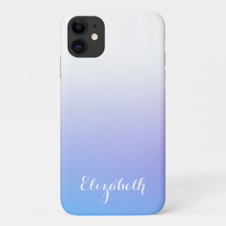 Violet and blue ombre design Case-Mate iPhone case
