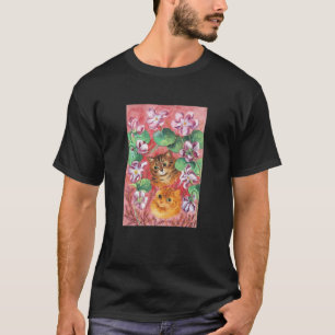 Violet and Cats, Louis Wain T-Shirt