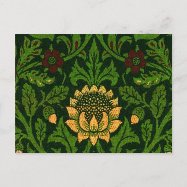 Violet and Columbine by William Morris Postcard (Front)