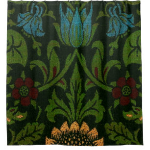 Violet And Columbine By William Morris Shower Curtain