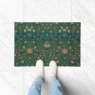 Violet and Columbine, William Morris Doormat