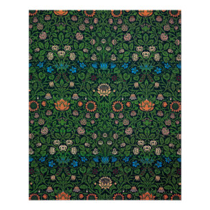 Violet and Columbine, William Morris Poster