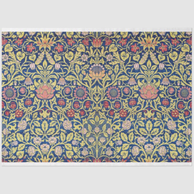Violet and Columbine, William Morris Tissue Paper (Front)