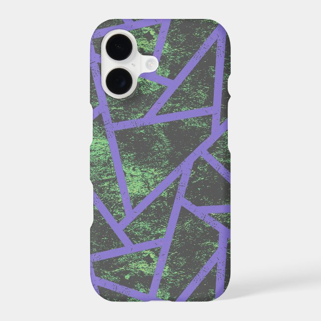 Violet and green mosaic pattern (Back)