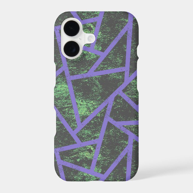 Violet and green mosaic pattern (Back)