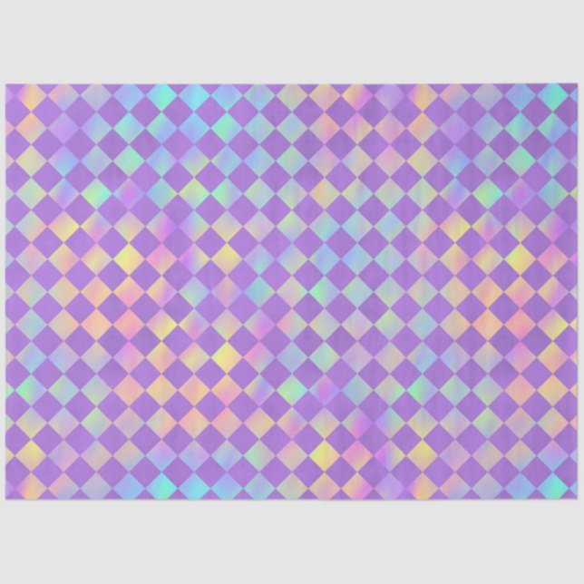 Violet and Rainbows Series Design 12 Tissue Paper (Front)