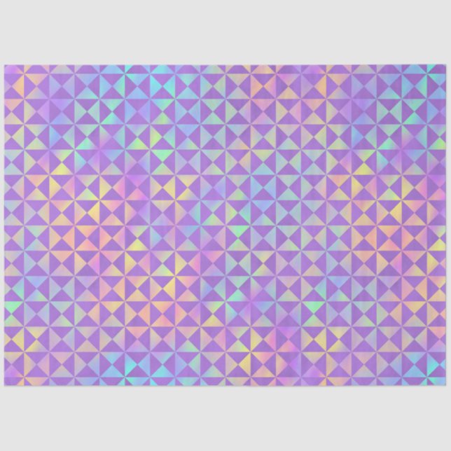 Violet and Rainbows Series Design 4 Tissue Paper (Front)