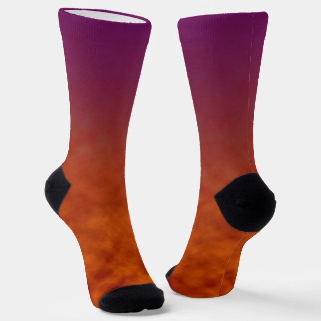 Violet Ashfall Socks (Angled)