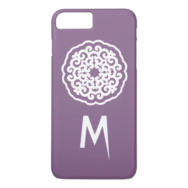 Violet Asian Moods Mandalla Case-Mate iPhone Case (Back)