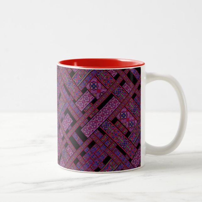 Violet Aurora Stained Glass Mug (Right)