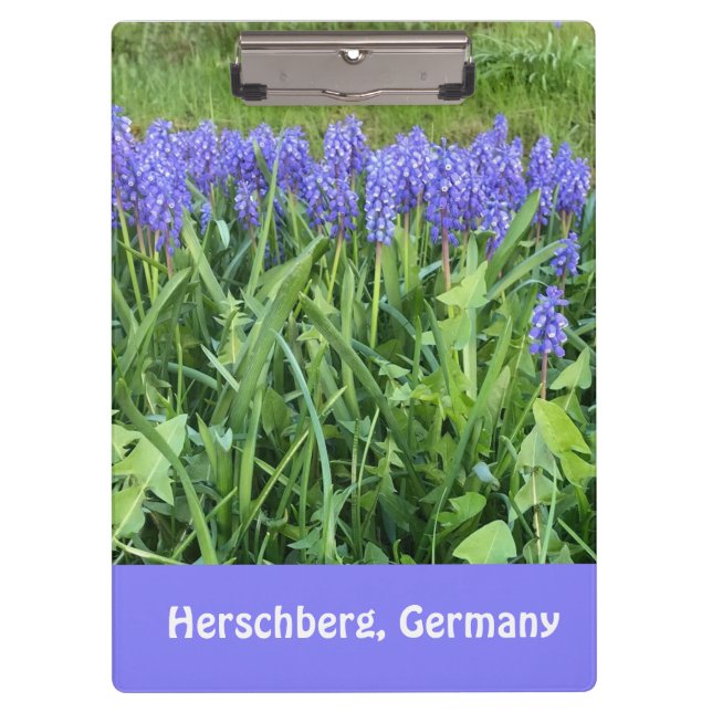 Violet Bluebells Photography - Herschberg, Germany Clipboard (Front)