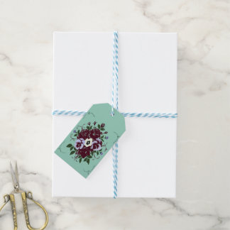 Violet Bouquet Gift Tag