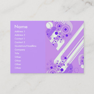 Violet Business Card