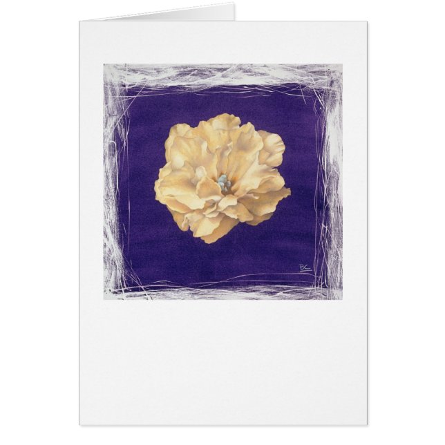 Violet Carnation Card (Front)