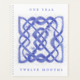 VIOLET CELTIC KNOT 8.5x11 Planner / Calendar