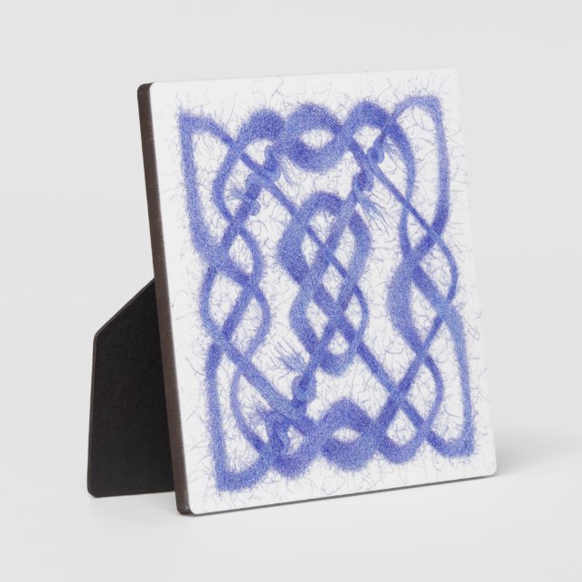 VIOLET CELTIC KNOT Wooden Plaque  (Front)