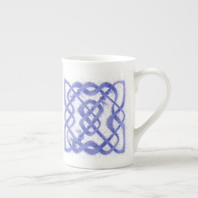 VIOLET CELTIC MUG Bone China Mug (Right)
