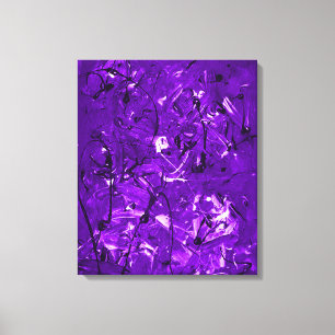 Violet Chaos Canvas Print