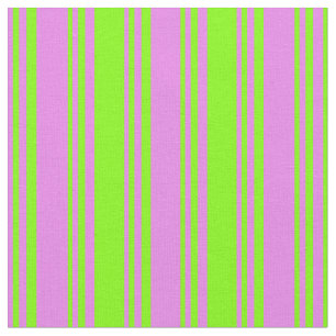 Violet & Chartreuse Stripes/Lines Pattern Fabric