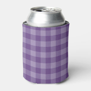 Violet chequered background can cooler