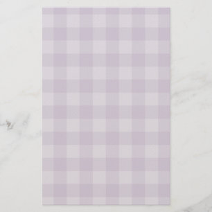 Violet chequered background stationery