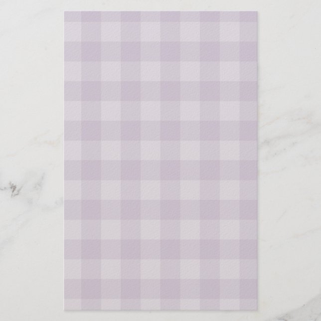 Violet chequered background stationery (Front)