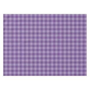 Violet chequered background tablecloth