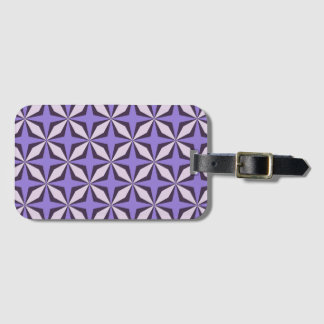 Violet Criss cross  Luggage Tag
