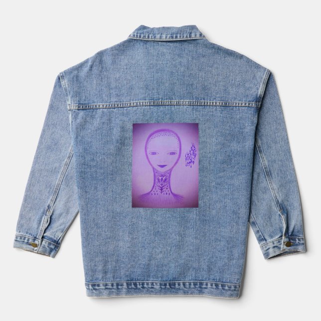Violet Denim Jacket (Back)