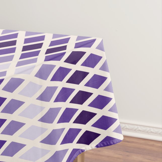 Violet Diamond Ombre Tablecloth (In Situ)