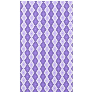 Violet diamond pattern tablecloth