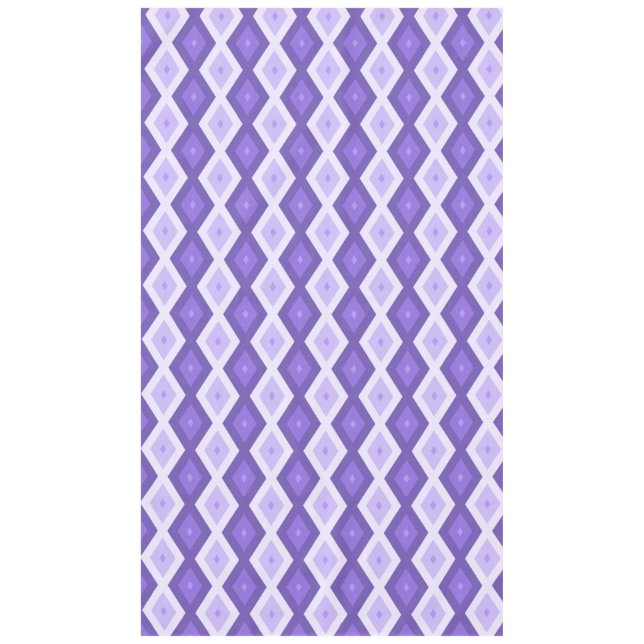 Violet diamond pattern tablecloth (Front)