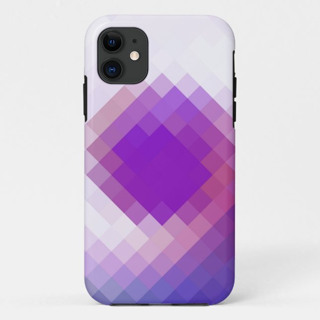 Violet diamond seamless graphic Case-Mate iPhone case (Back)