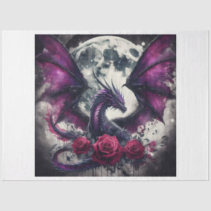 Violet Dragon Tissue Paper