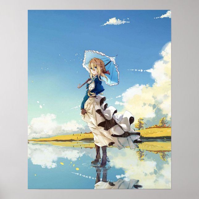 Violet Evergarden Cute Girl Poster (Front)