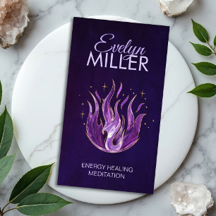 Violet flame - Amethyst Business Card